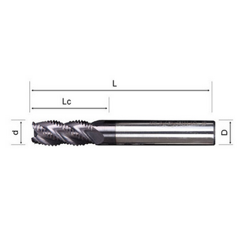 Soild Carbide Roughing End Mills