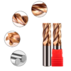HRC55 Solid Carbide Flat End Mill Tool 2F/4F - Image 2