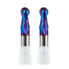 HRC65 Solid Carbide Ball Nose End Mill Tool 2F/4F - Image 5