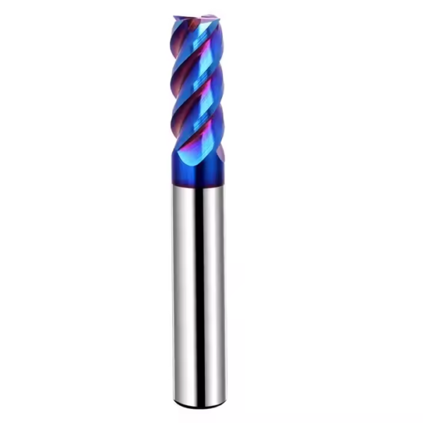 HRC65 Solid Carbide Flat End Mill Tool 2F/4F