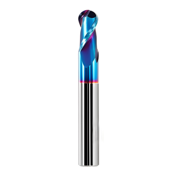 HRC65 Solid Carbide Ball Nose End Mill Tool 2F/4F